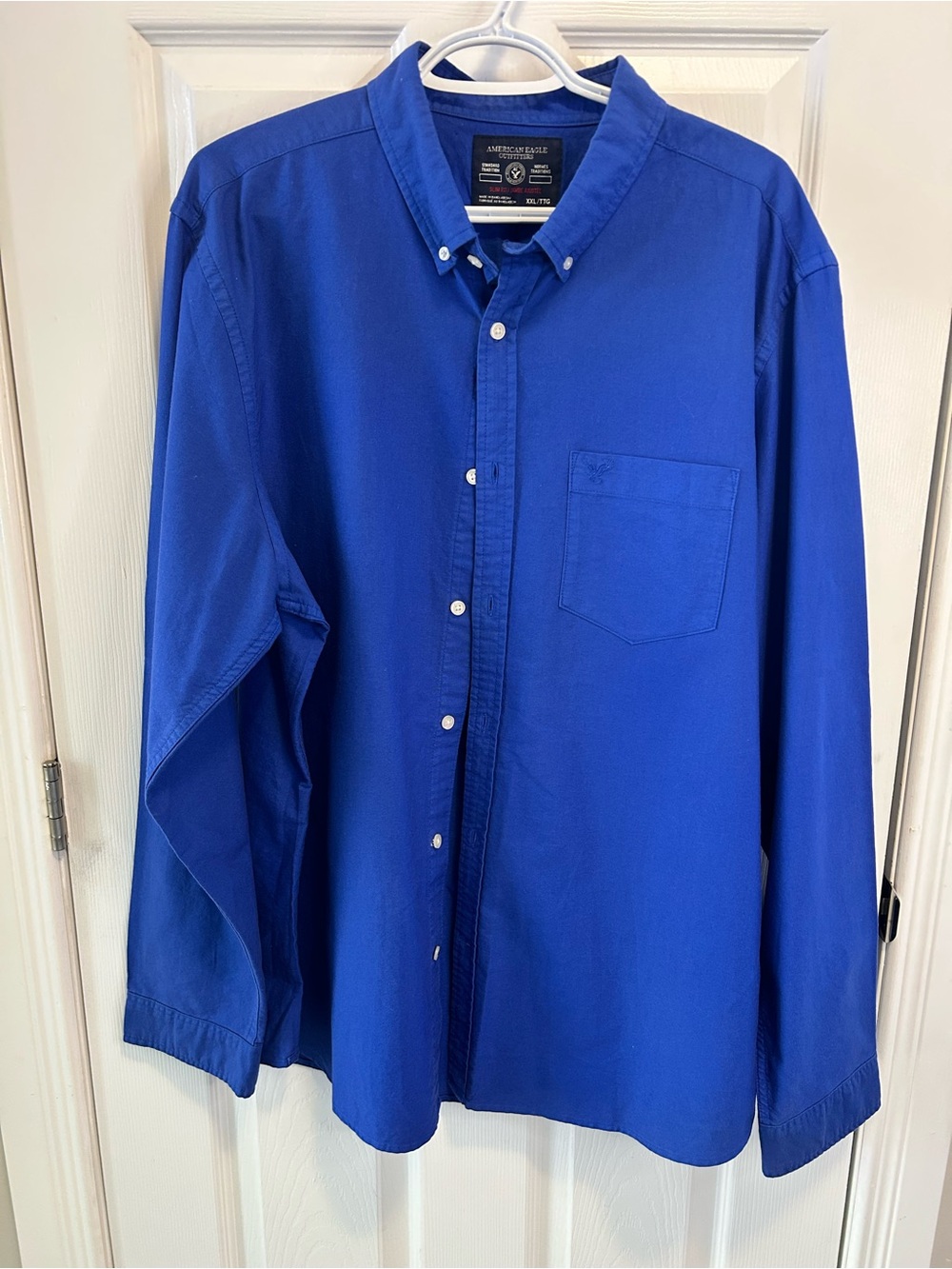 American Eagle Outfitters Royal Blue Dress Shirt